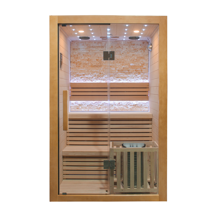 Double Bench Traditional Steam Indoor Sauna by Centuraheat