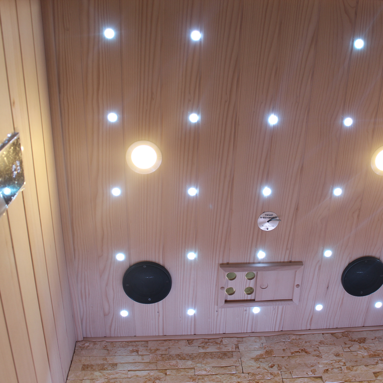 Double Bench Traditional Steam Indoor Sauna by Centuraheat