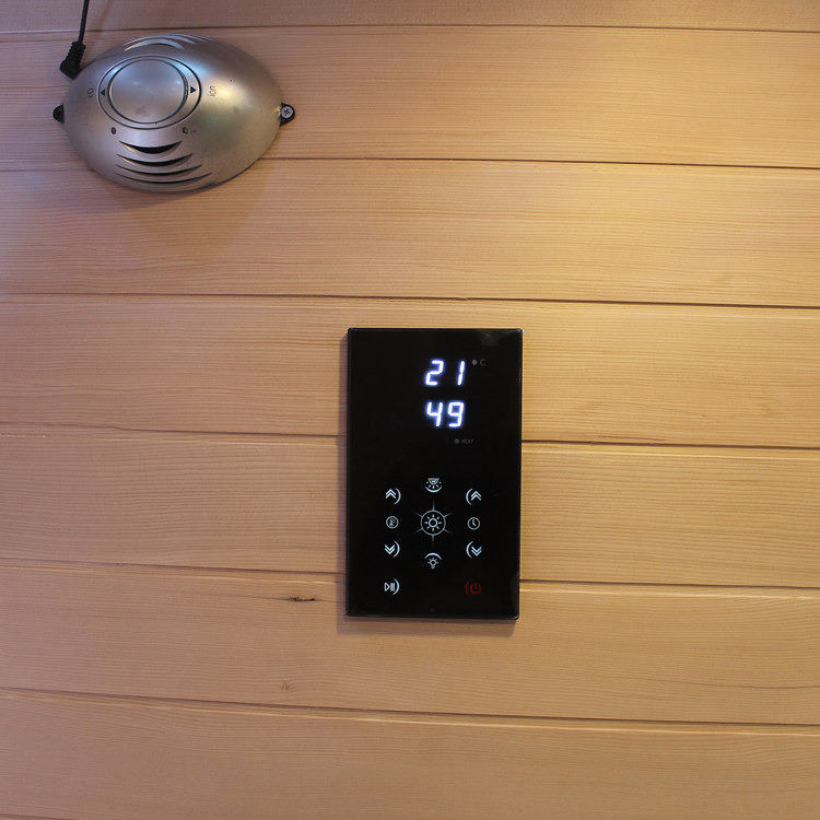 Luxury Steam Traditional Indoor Sauna with Glass Door by Centuraheat