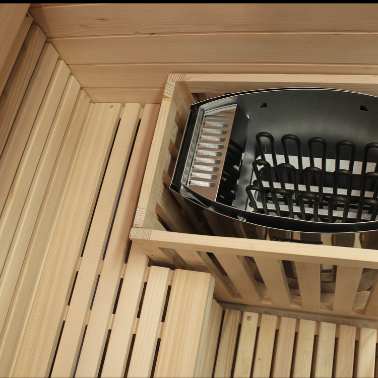 Luxury Steam Traditional Indoor Sauna with Glass Door by Centuraheat