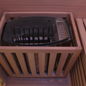3 Person Traditional Steam Outdoor Sauna Room by Centuraheat - harvia heater