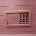 3 Person Traditional Steam Outdoor Sauna Room by Centuraheat - air vent 2