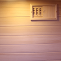 3 Person Traditional Steam Outdoor Sauna Room by Centuraheat - air vent