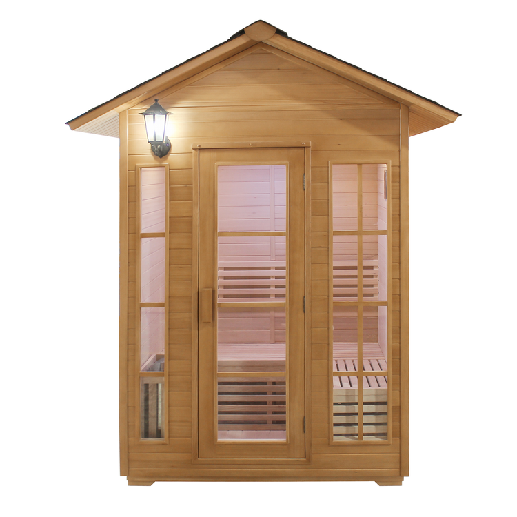 3 Person Outdoor Dry Sauna by Centuraheat
