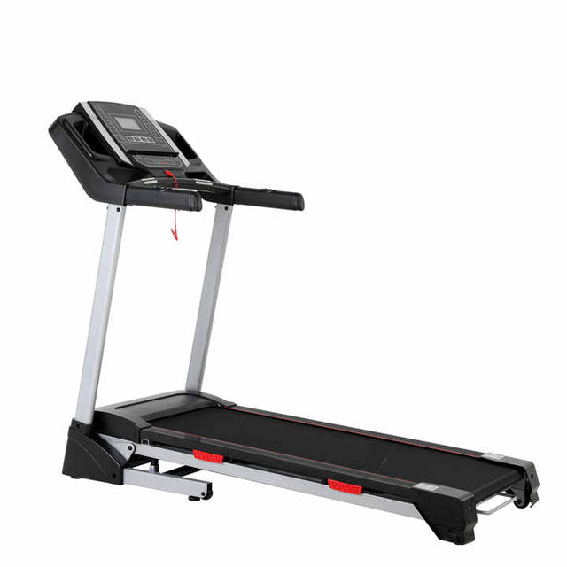Space-saving Running Machine With Handheld Heart Rate Test for Home Gym Use