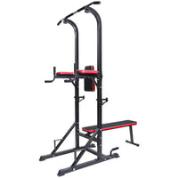 Home Gym Pull up Training Body Building Workout System Power Tower Station Pull up Dips