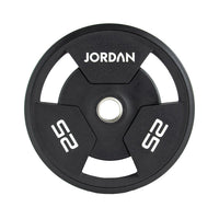JORDAN® Urethane Tri-Grip Olympic Plates - NEW DESIGN