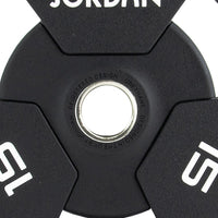 JORDAN® Urethane Tri-Grip Olympic Plates - NEW DESIGN