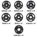 JORDAN® Urethane Tri-Grip Olympic Plates - NEW DESIGN