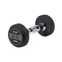 JORDAN 2.5kg Rubber Dumbbells (Pair) - Grey