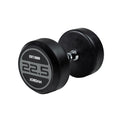 JORDAN 22.5kg Rubber Dumbbells (Pair) - Grey