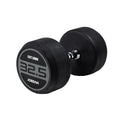 JORDAN 32.5kg Rubber Dumbbells (Pair) - Grey