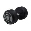 JORDAN 42.5kg Rubber Dumbbells (Pair) - Grey