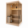 2 Person Canadian Hemlock Indoor Sauna with 2.3kW Harvia Heater