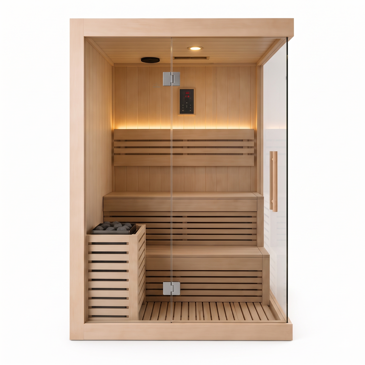 2 Person Indoor Sauna with 2.3kW Harvia Heater